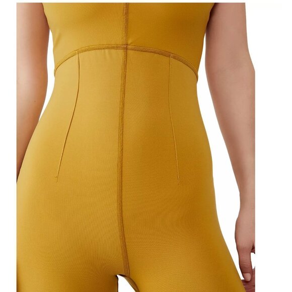 Free People Mustard Jumpsuit - Picture 5 of 5